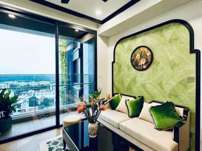 Luxury 2 Bedroom Tropical Style Apartment for Rent at Lumière Riverside