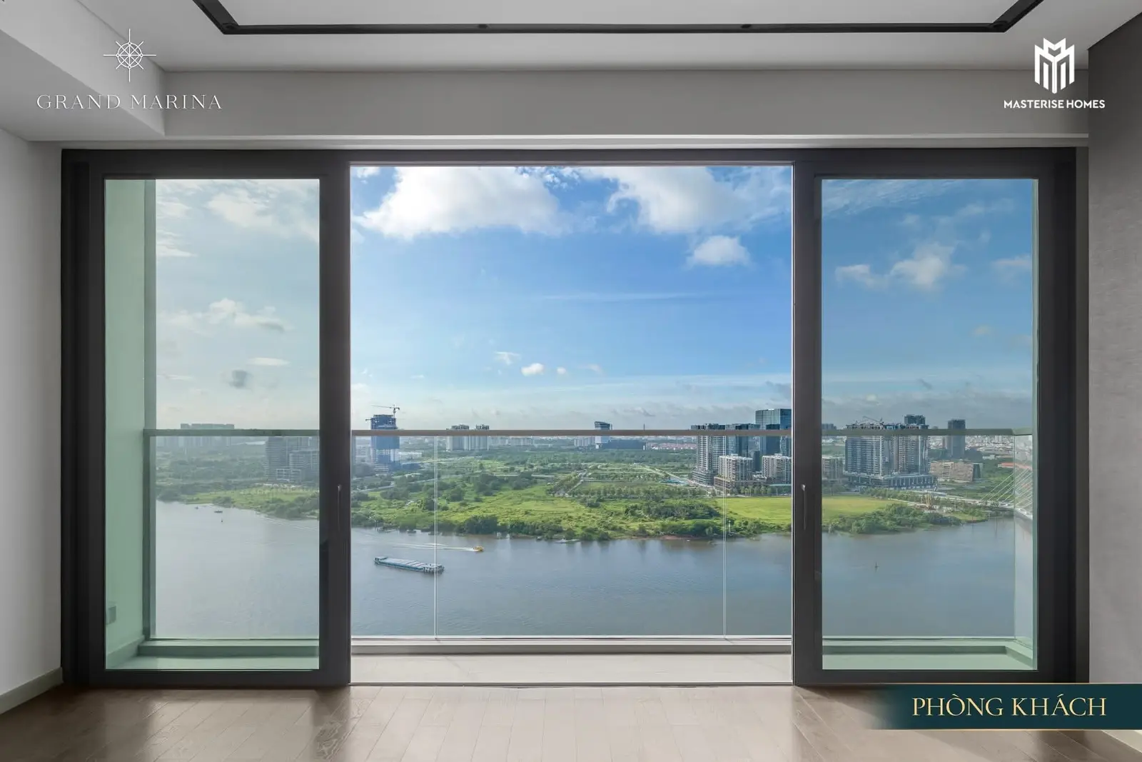 Bán 3 Phòng ngủ 2WC Căn Góc View Sông Saigon Tòa LAKE Grand Marina Saigon Marriott Quận1