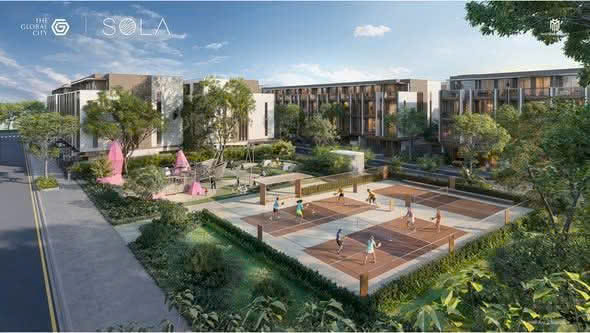 Sola-Đảo Ánh Dương Biệt Thự Compound 3 mặt Sông The Global City Quận 2