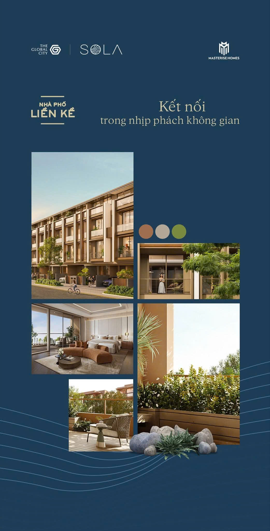 Sola-Đảo Ánh Dương Biệt Thự Compound 3 mặt Sông The Global City Quận 2